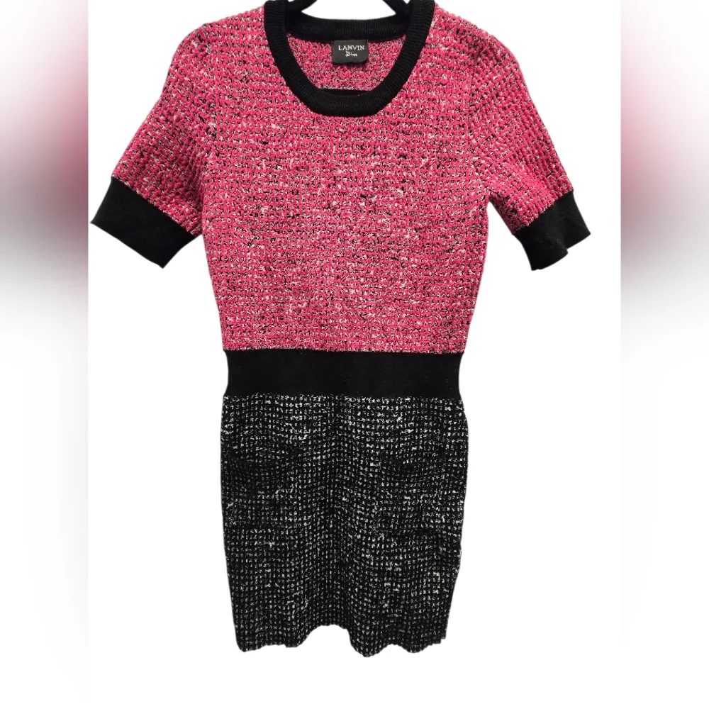 Lanvin Midi Length Knitted Dress Sz‎ Medoum